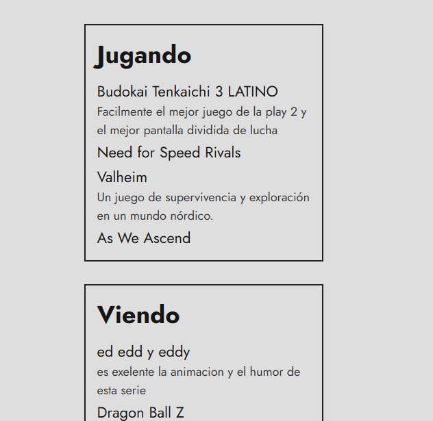 listas